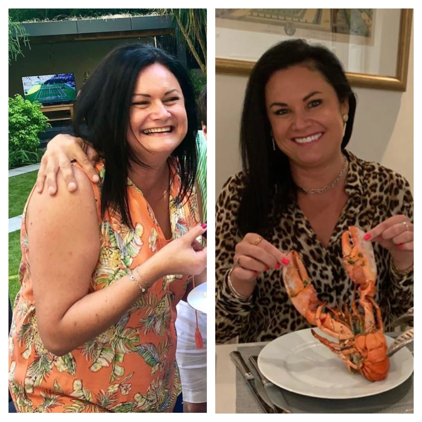 Before and after binge eating