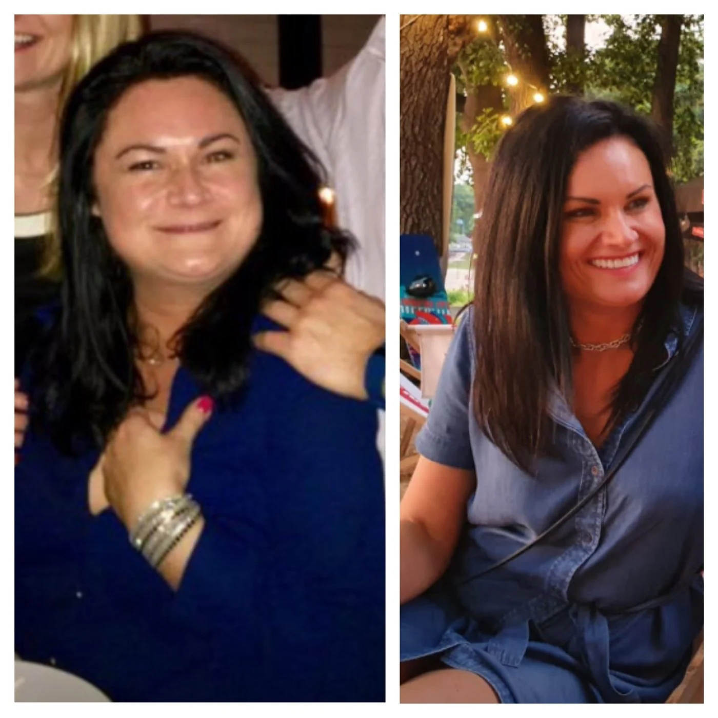 Before and after binge eating