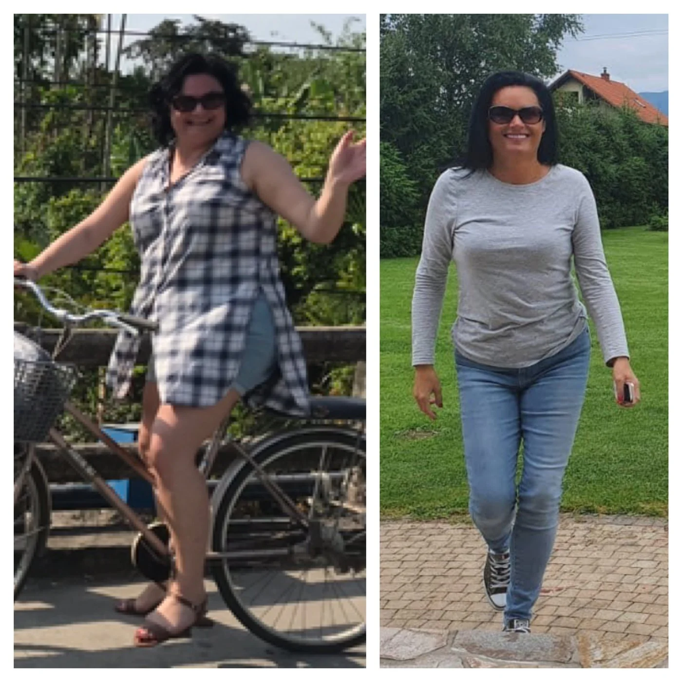 Before and after binge eating